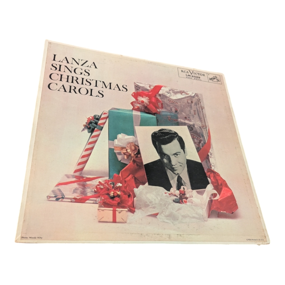 VTG 1956 Lanza Sings Christmas Carol's RCA Victor LM-2029 Vinyl LP Record Album